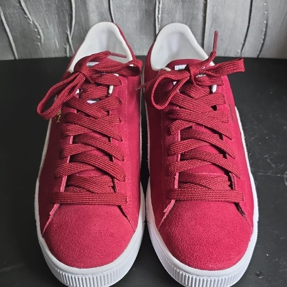 Puma Red Suede Men's Shoes